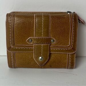 Sigrid Olsen Accessories Brown Leather Trifold Wallet